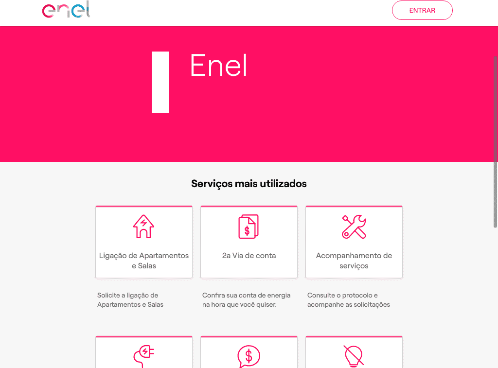 Contas / Enel / SP / Download + OCR