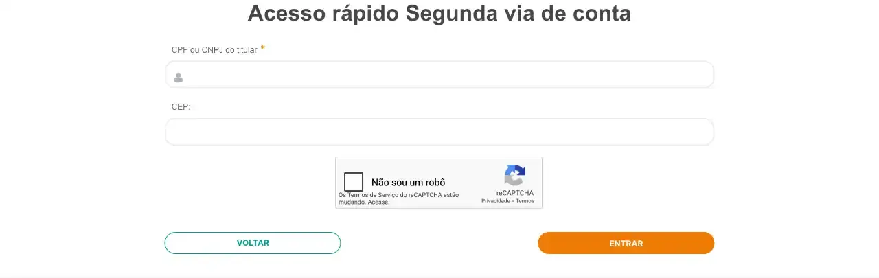 Contas / Light / Download via CEP