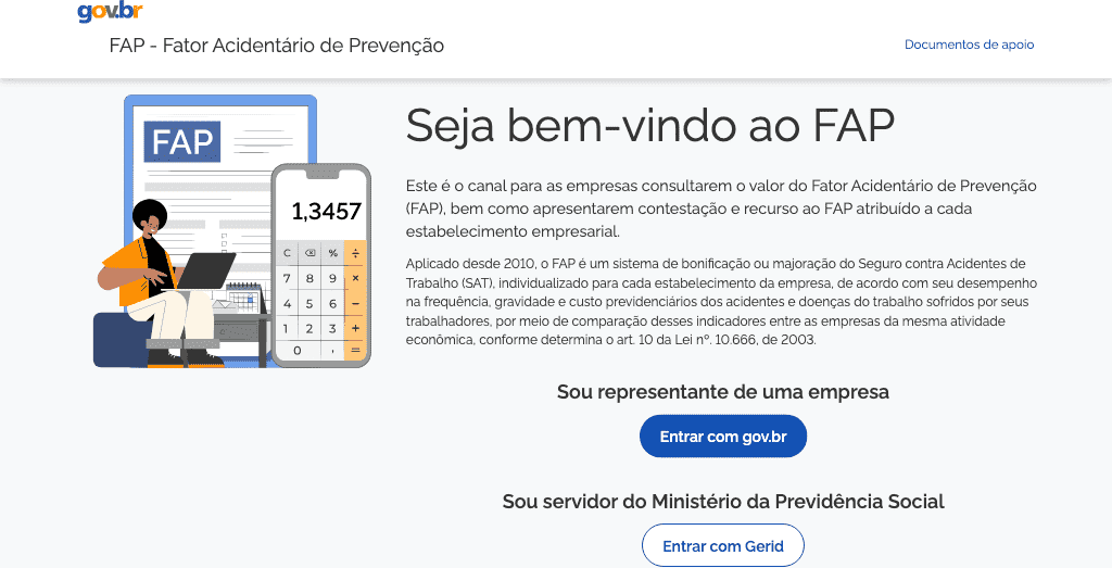 Dataprev / Fator Acidentário de Prevenção