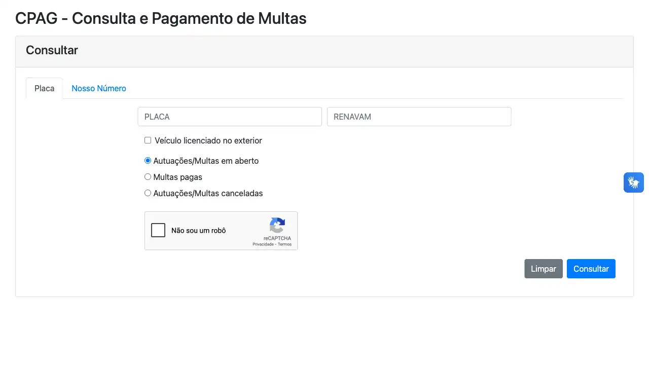 DPRF / Nada consta / Multas Pagas