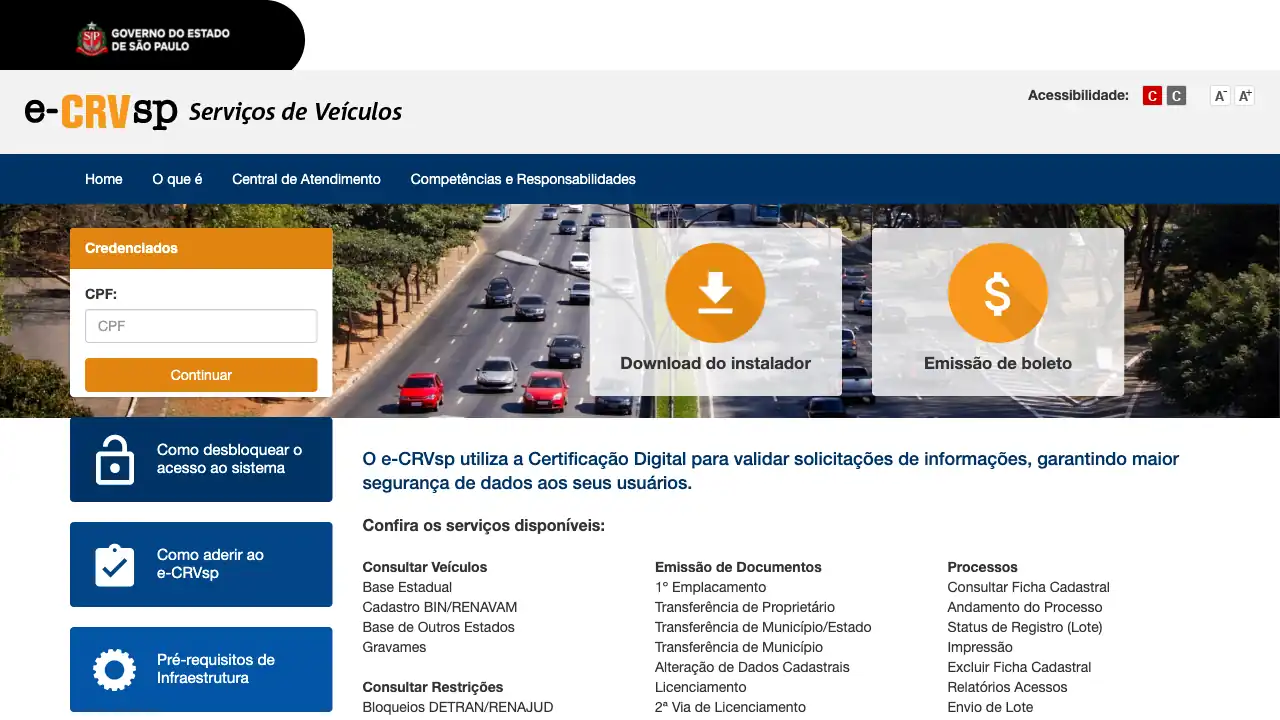 ECRVSP / Processos / Consultar