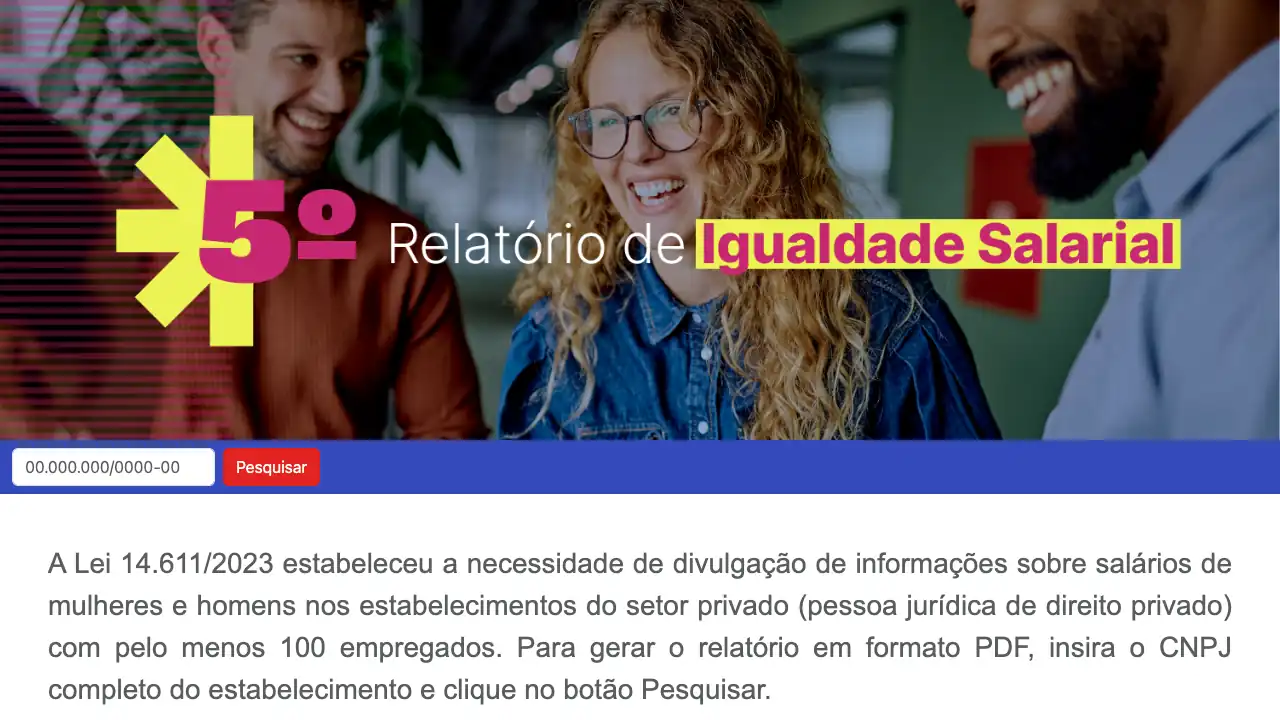 MTE / Relatório de Transparência Salarial