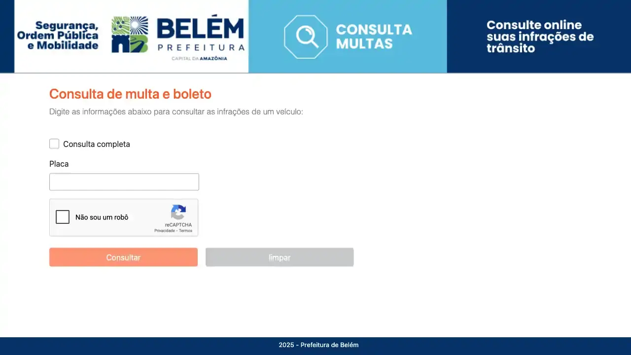 Prefeitura / PA / Belém / Multas