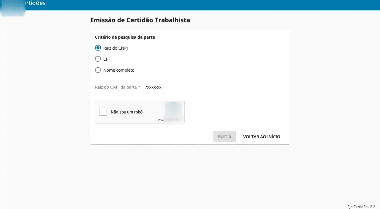 Captura do portal automatizado pela API Tribunal / TRT9 / Certidão Eletrônica de Ações Trabalhistas (CEAT)